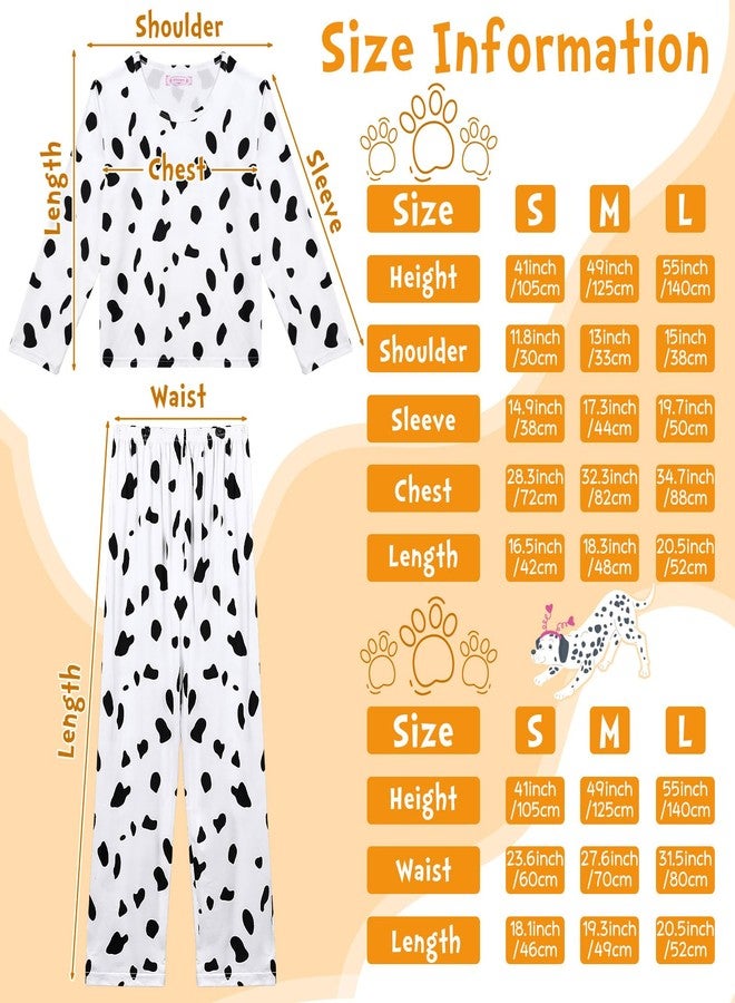 Cotwinter Dalmatian Costume for Kids 100 Days of School Dalmatian Costume Outfit Clothes for Boys and Girls(Small) - Image 3